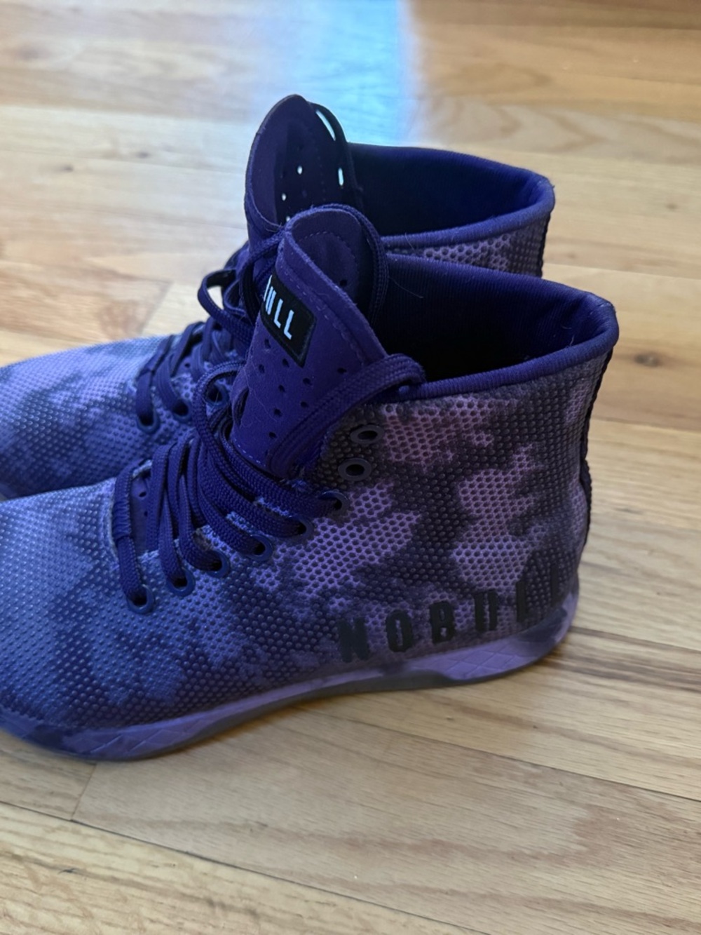NOBULL Purple Tie-Dye High-Top Trainer - Picture 3 of 5